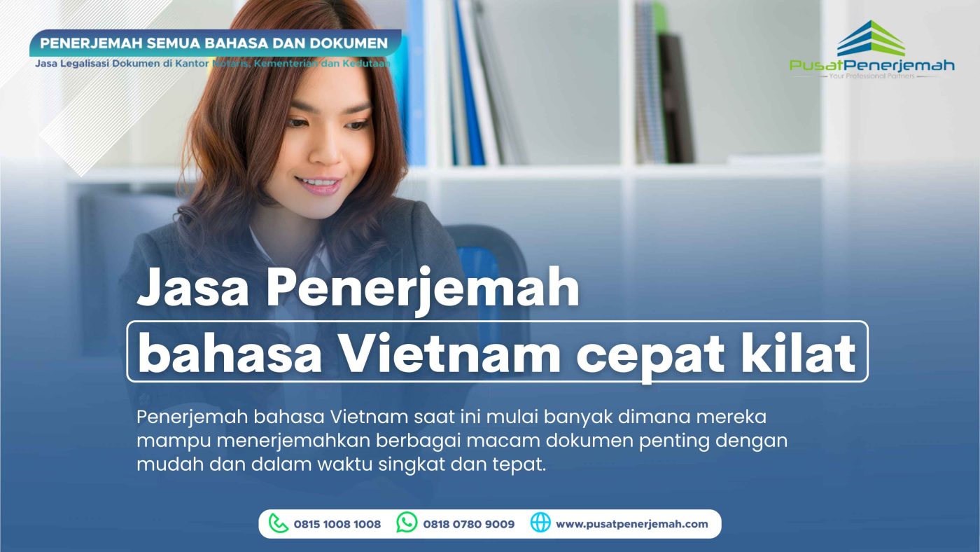 Penerjemah Tersumpah Terdaftar Bahasa Vietnam