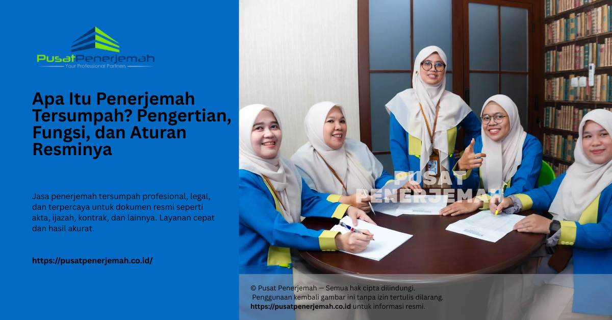 Jasa Penerjemah Tersumpah - Apa Itu Penerjemah Tersumpah Pengertian, Fungsi, dan Aturan Resminya