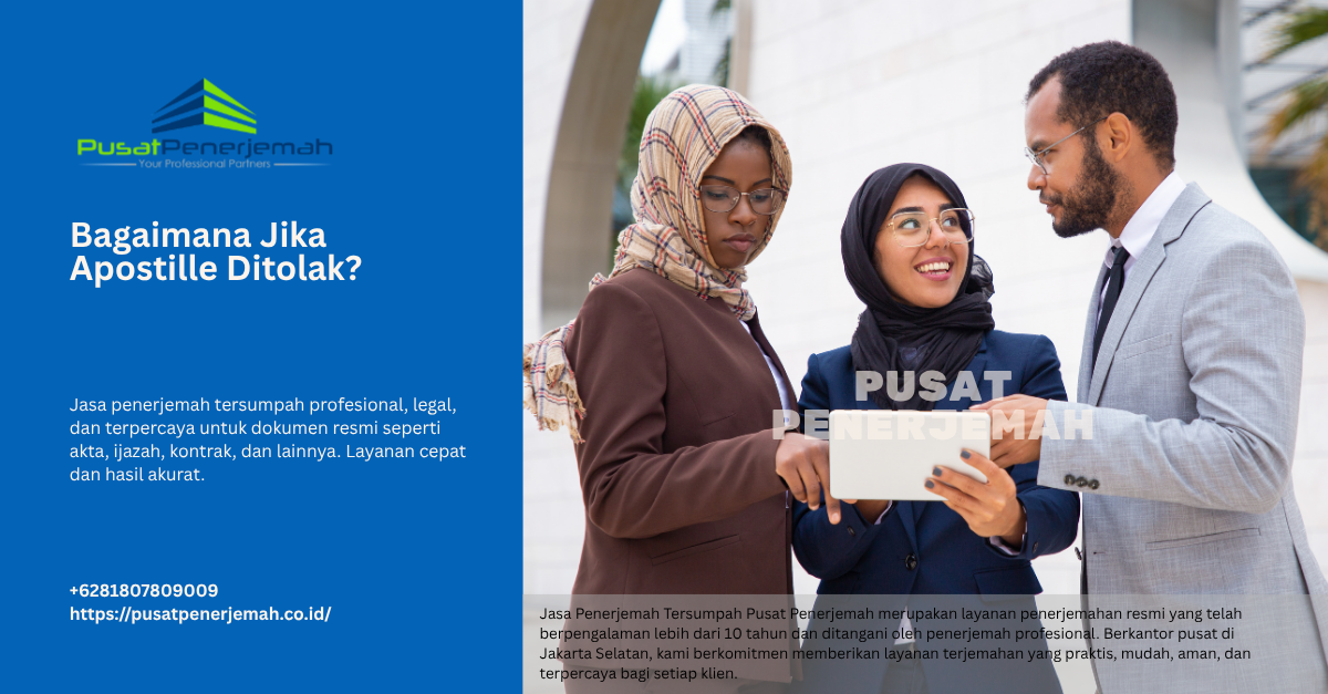 Jasa Penerjemah Tersumpah - Bagaimana Jika Apostille Ditolak